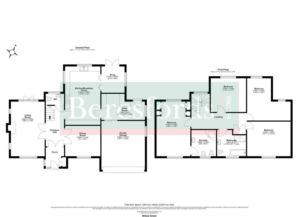 Floorplans For Ingatestone, Essex