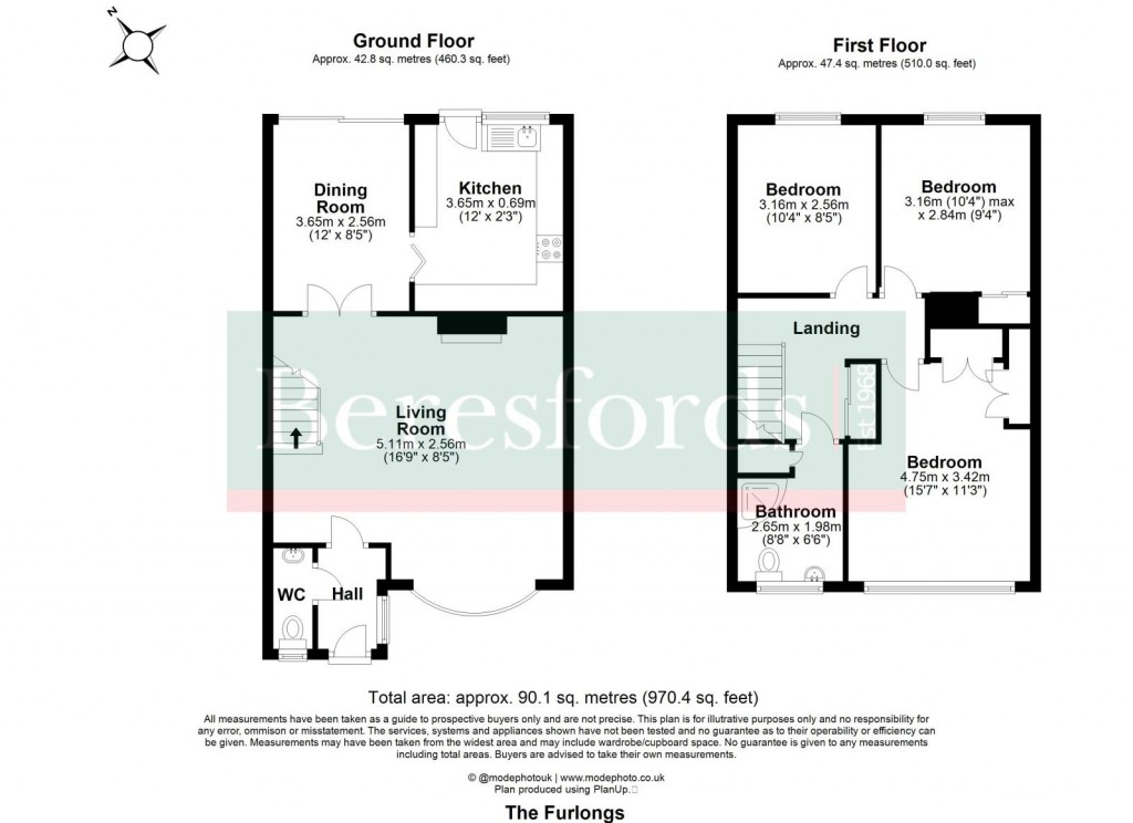 Floorplans For Ingatestone, Essex