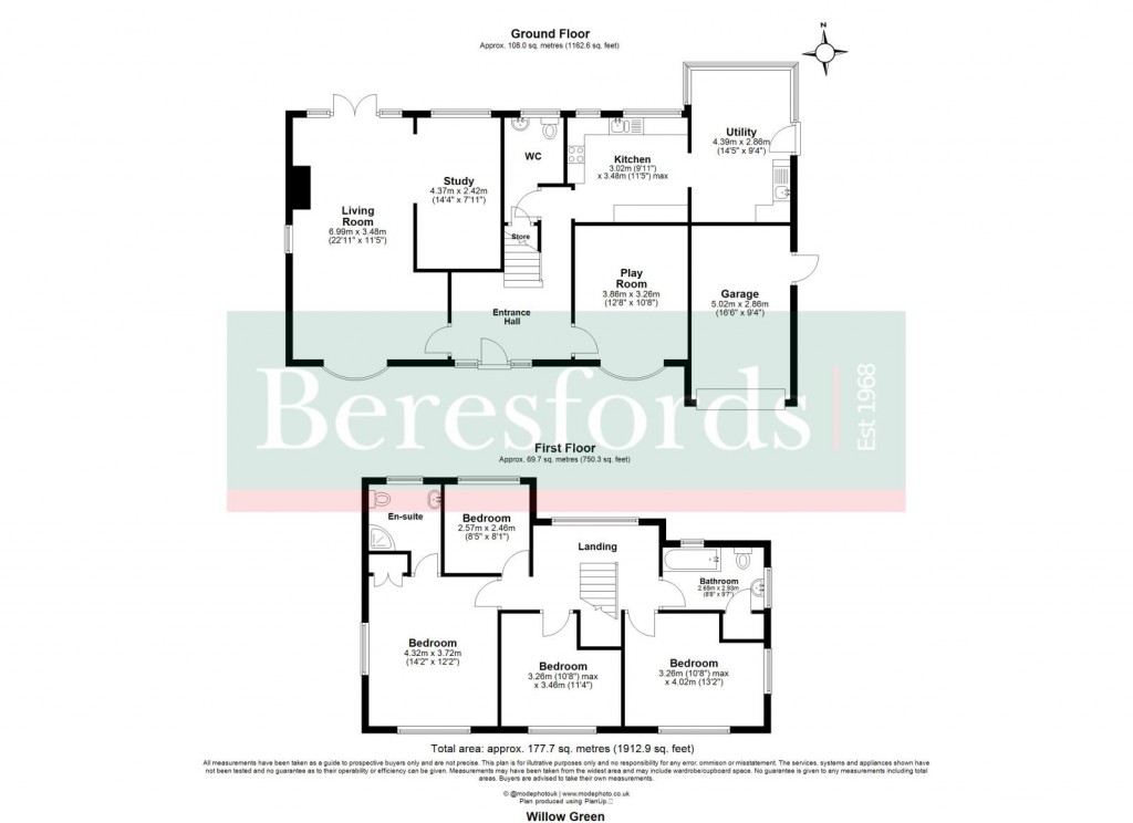 Floorplans For Ingatestone, Essex