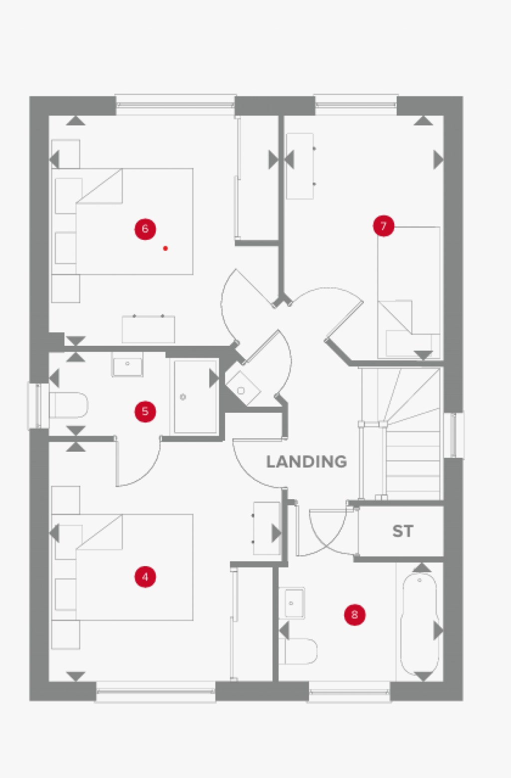 Floorplans For Roman Road, Ingatestone