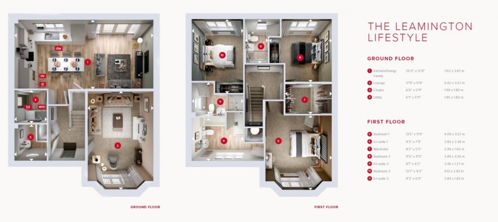 Floorplans For Roman Road, Ingatestone