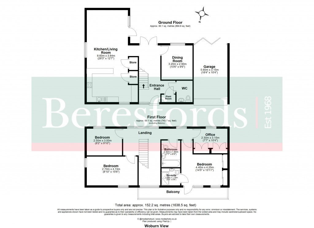 Floorplans For Chelmsford Garden, Chelmsford, Essex