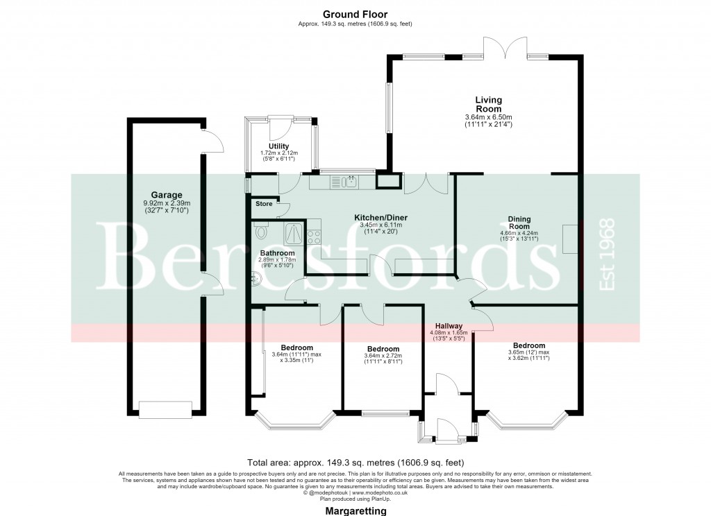 Floorplans For Margaretting, Ingatestone, Essex