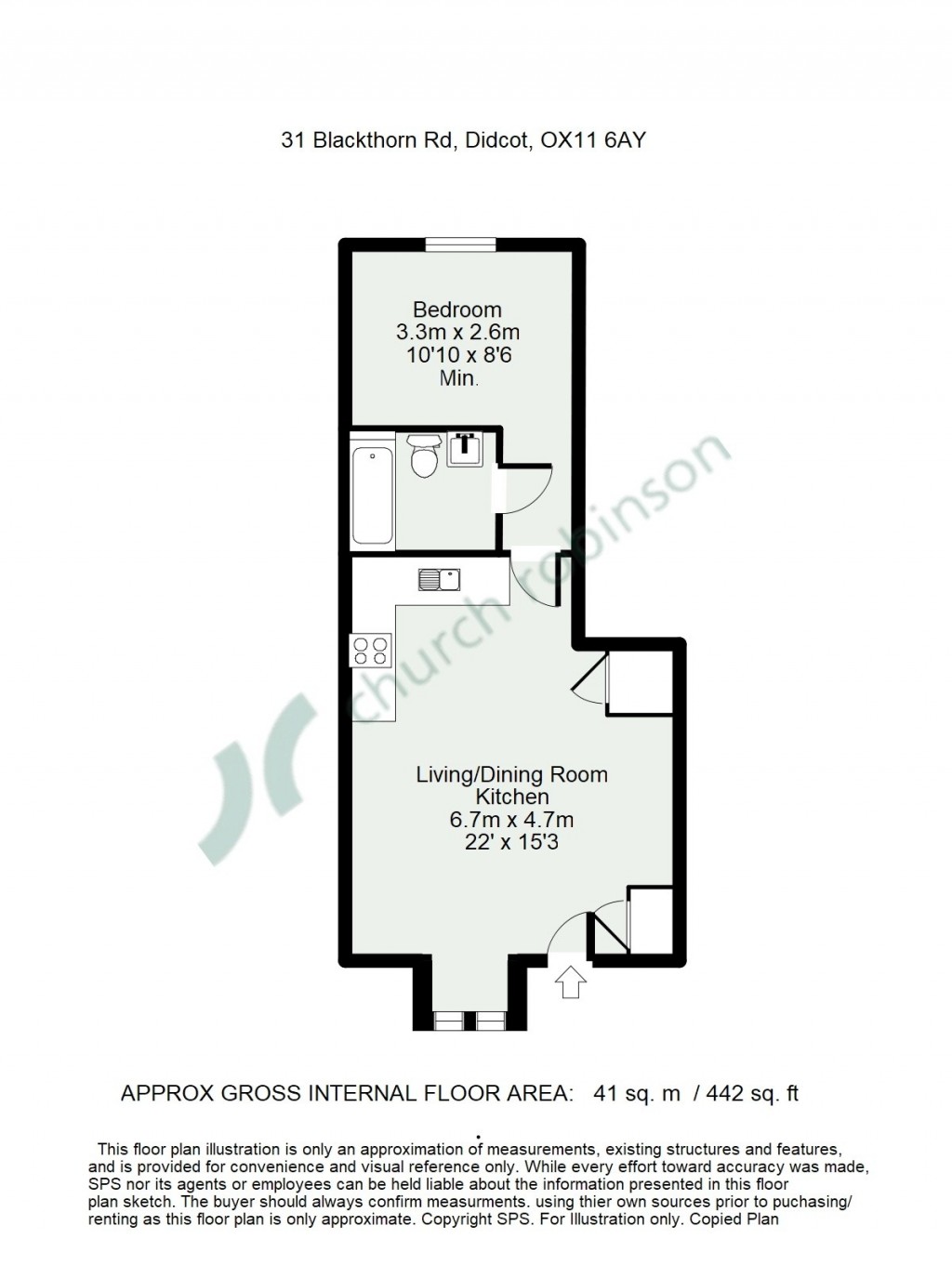 Floorplans For Blackthorn Road, Didcot, OX11