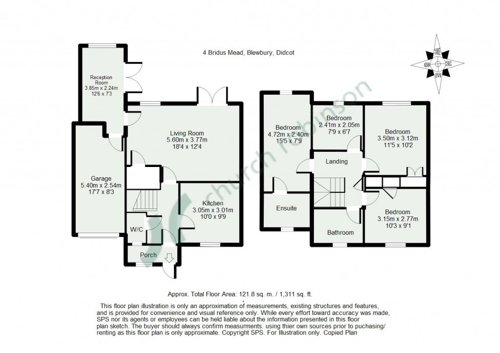 Floorplans For Bridus Mead, Blewbury, Didcot, OX11