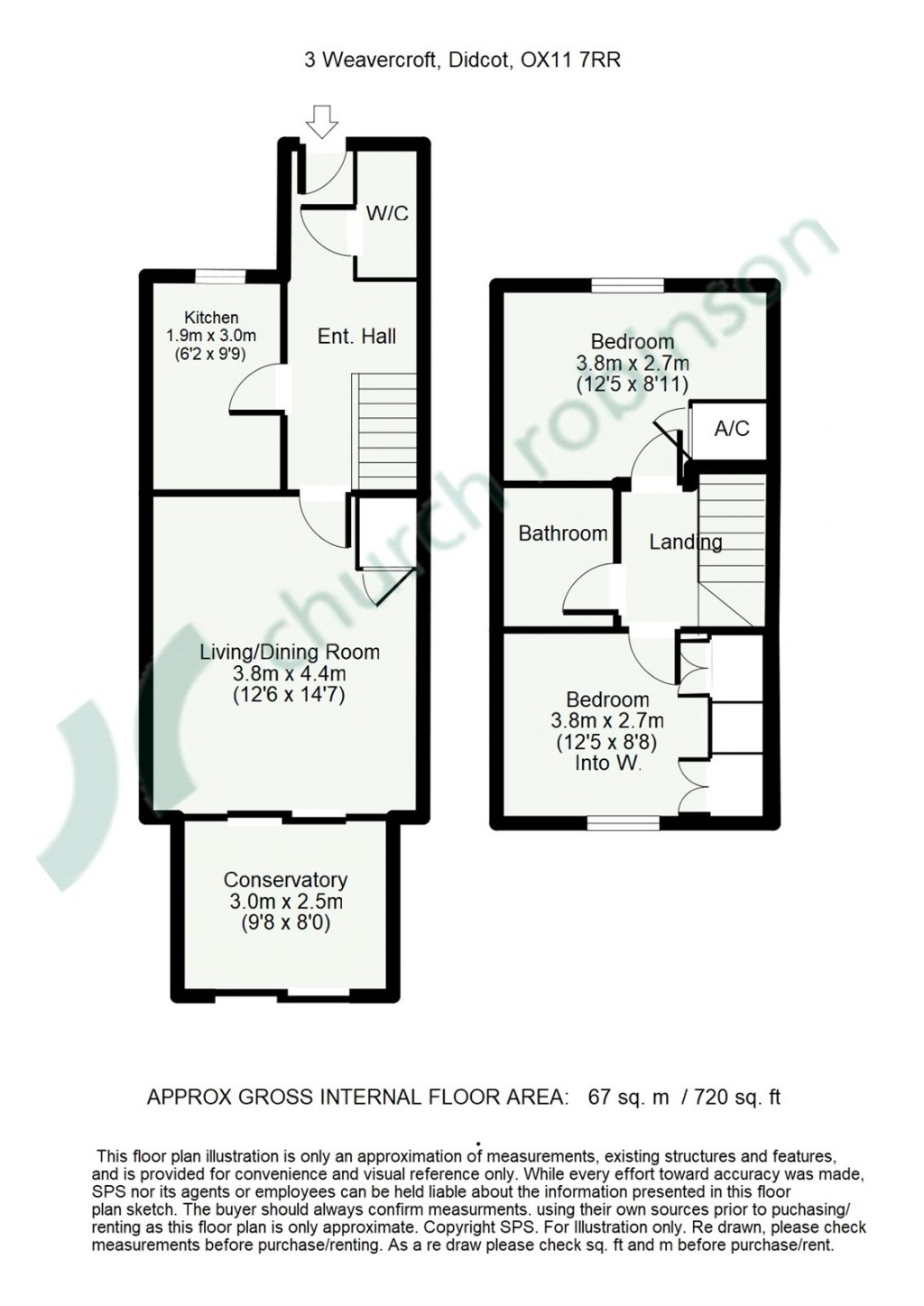 Floorplans For Weavercroft, Didcot, OX11