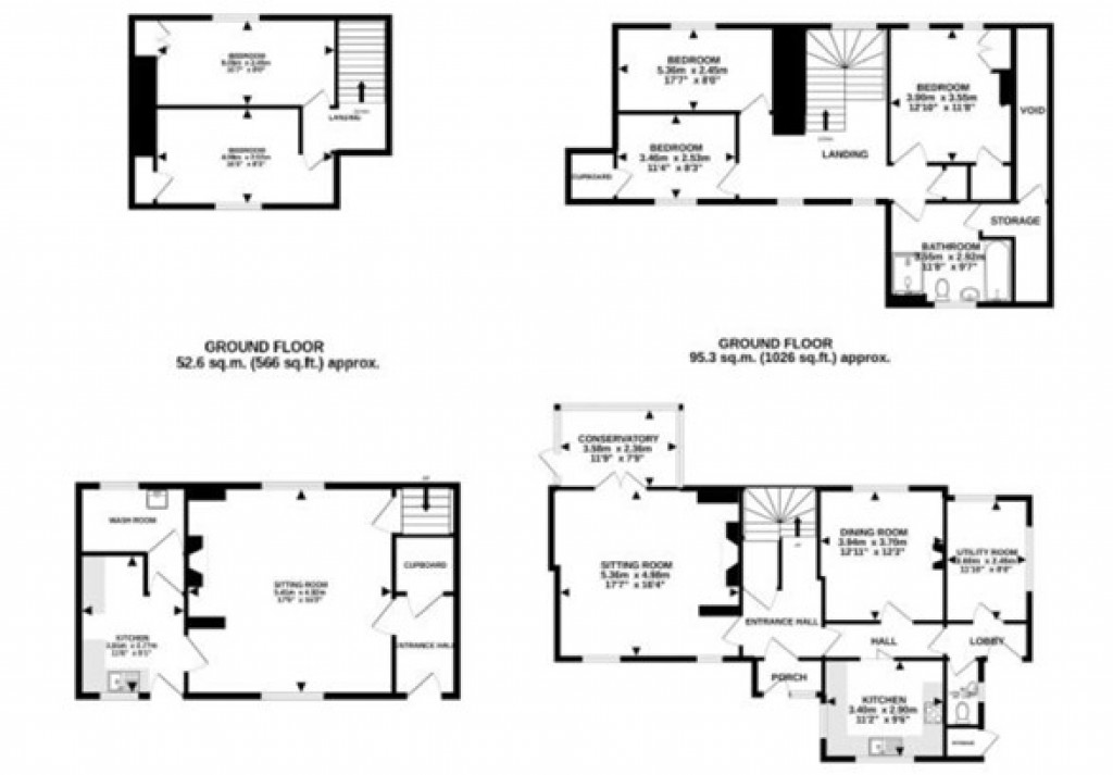 Floorplans For Stonehill Lane, Southmoor, Abingdon, Oxfordshire, OX13