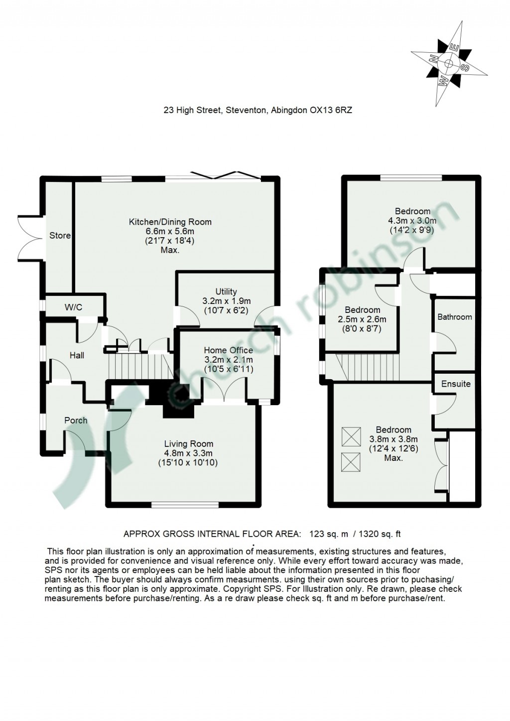 Floorplans For High Street, Steventon, Abingdon, OX13