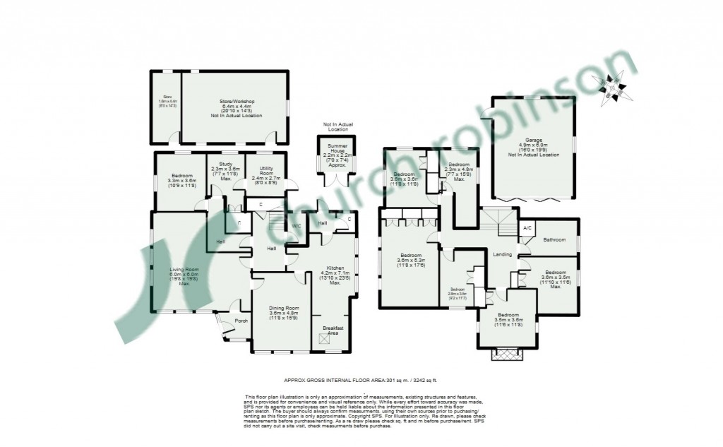 Floorplans For Manor Road, Didcot, Oxfordshire, OX11