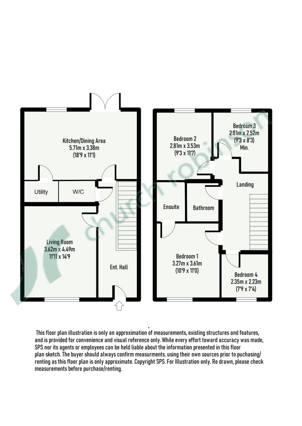 Floorplans For Linnet Grove, Didcot, Oxfordshire, OX11