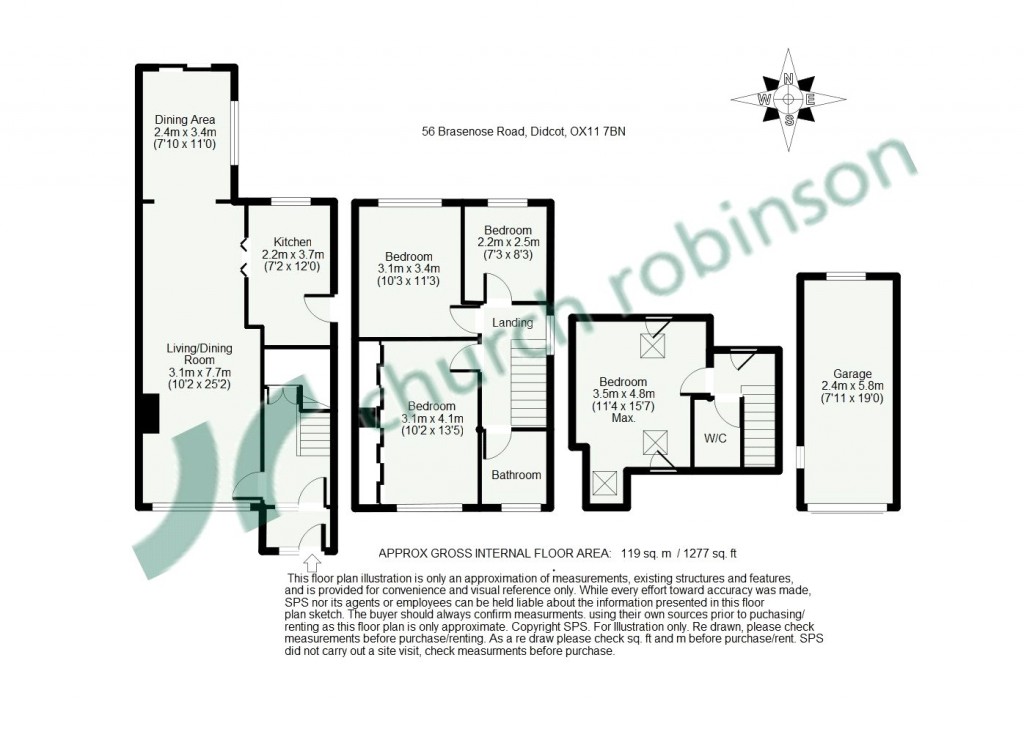 Floorplans For Brasenose Road, Didcot, Oxfordshire, OX11
