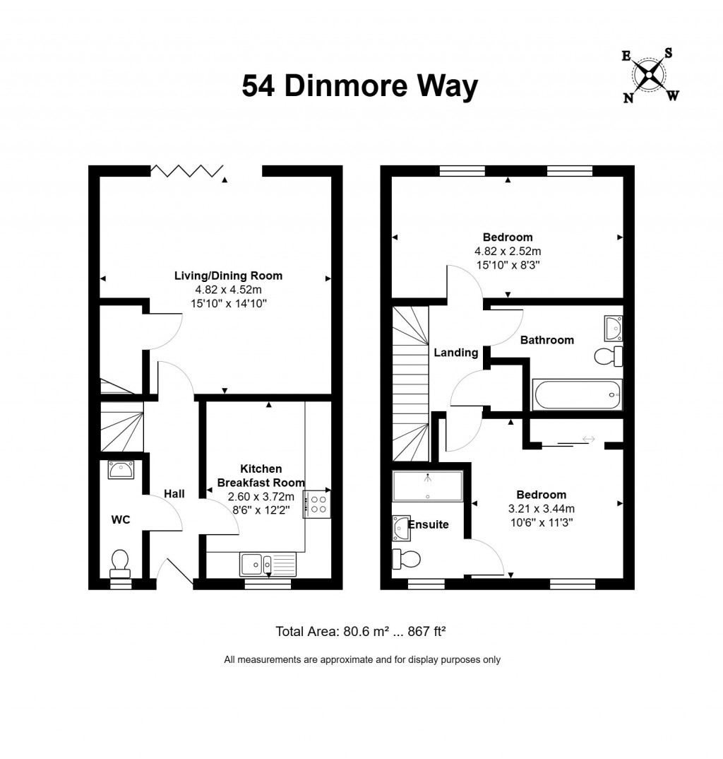 Floorplans For Dinmore Way, Didcot, South Oxfordshire, OX11