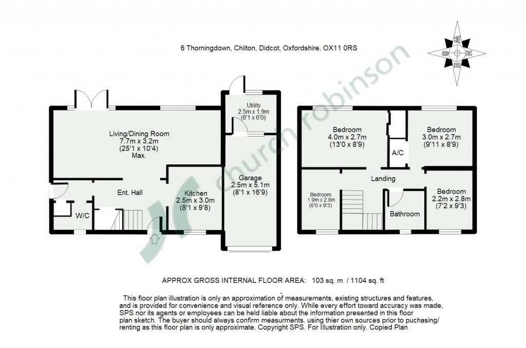 Floorplans For Thorningdown, Chilton, Didcot, Oxfordshire, OX11