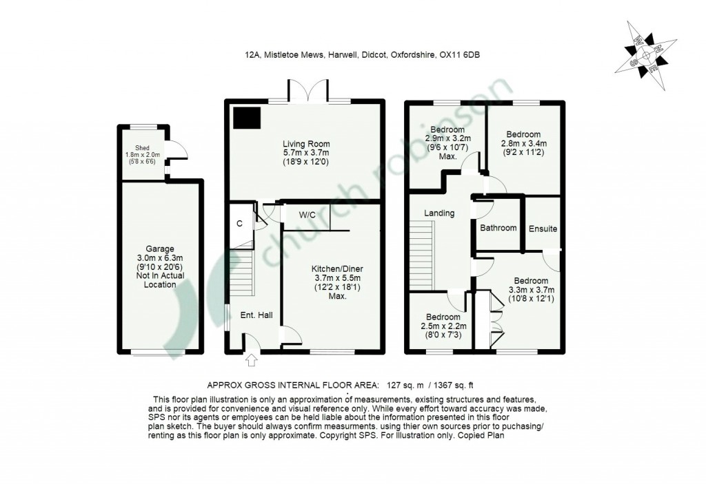 Floorplans For Mistletoe Mews, Harwell, Didcot, Oxfordshire, OX11