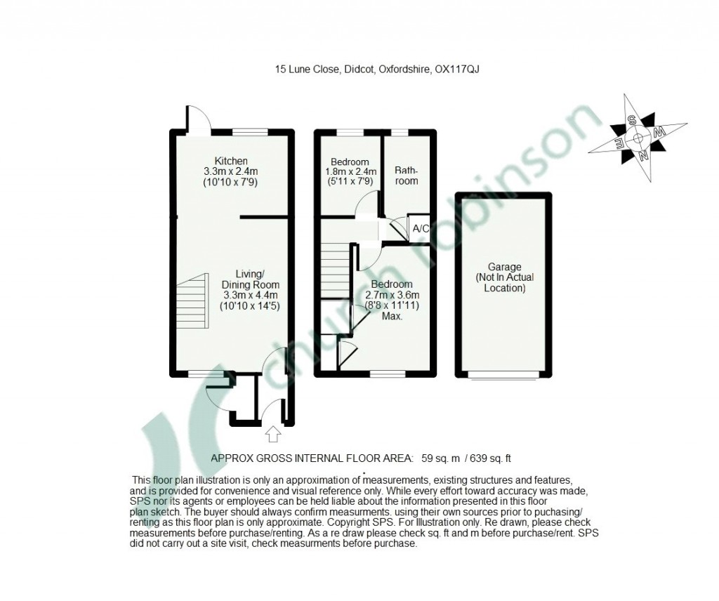 Floorplans For Lune Close, Didcot, Oxfordshire, OX117QJ