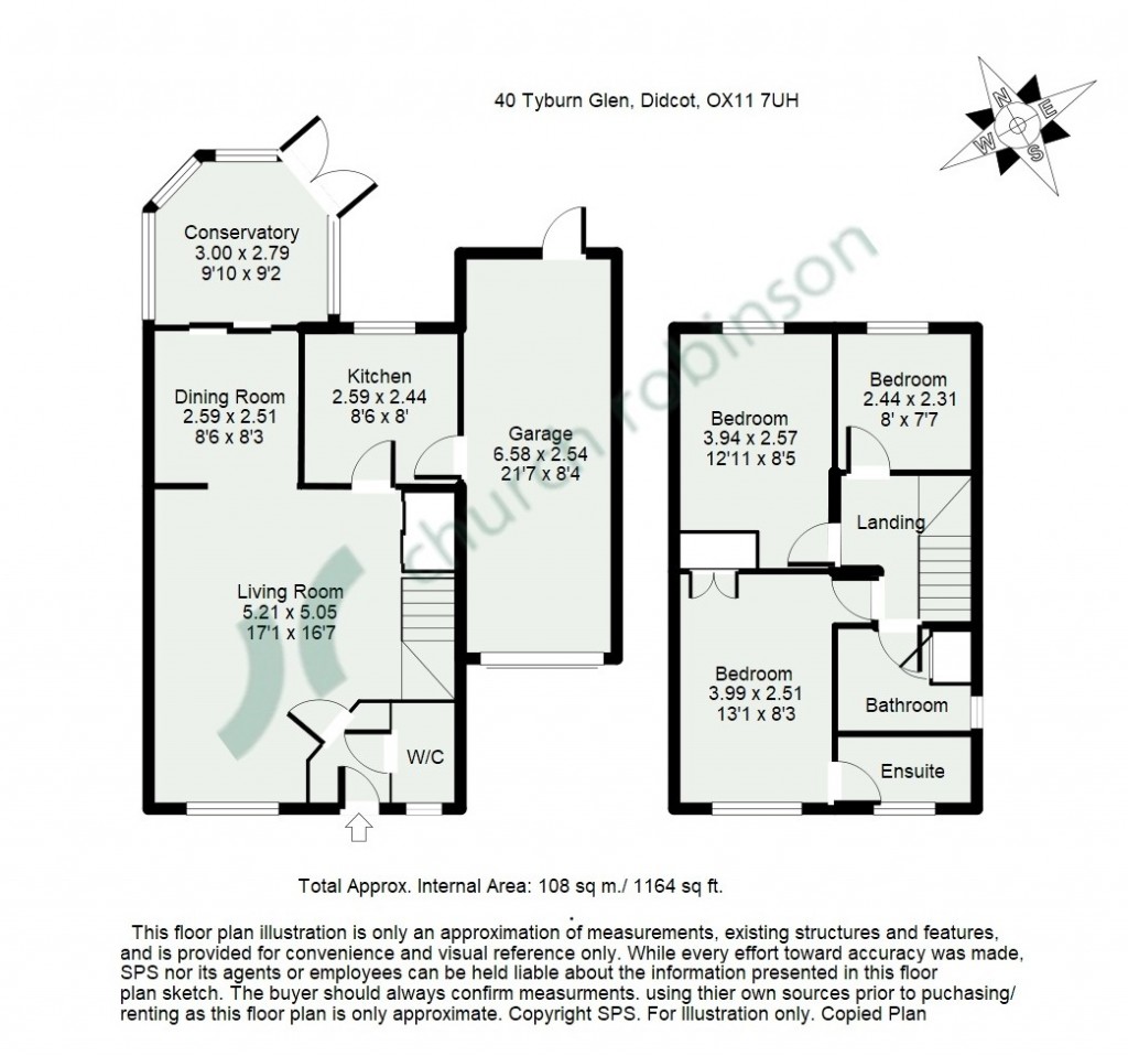 Floorplans For Tyburn Glen, Didcot, Oxfordshire, OX11