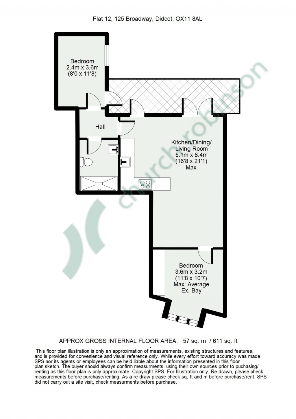 Floorplans For Broadway, Didcot, Oxfordshire, OX11
