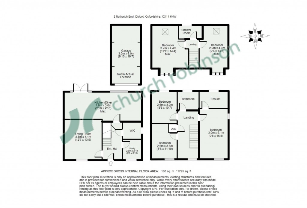 Floorplans For Nuthatch End, Didcot, Oxfordshire, OX11