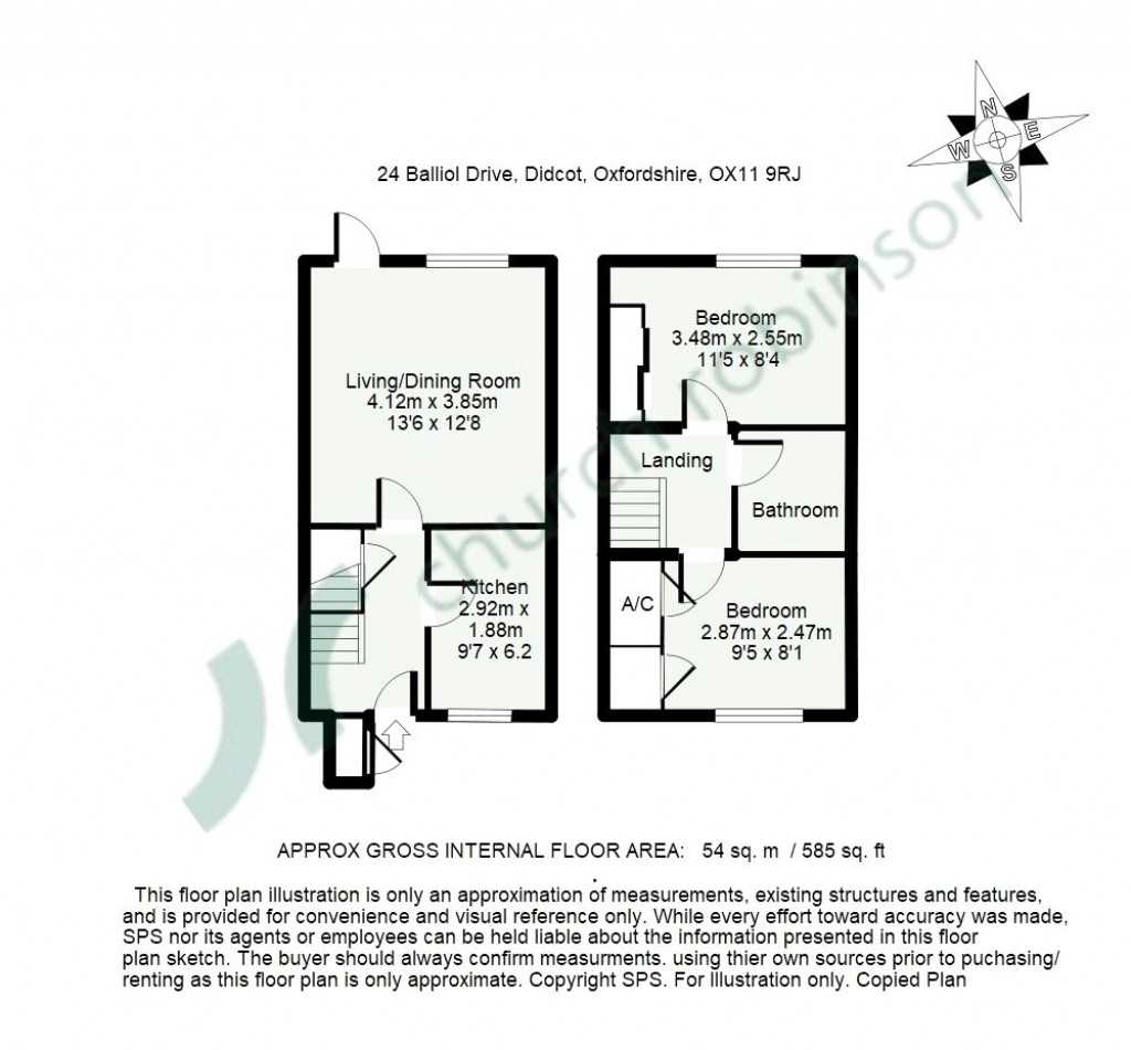 Floorplans For Balliol Drive, Didcot, Oxfordshire, OX11