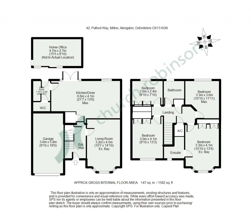 Floorplans For Pulford Way, Milton, Abingdon, Oxfordshire, OX13