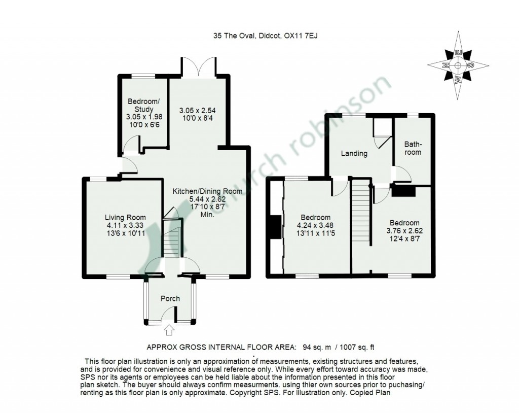 Floorplans For The Oval, Didcot, Oxfordshire, OX11