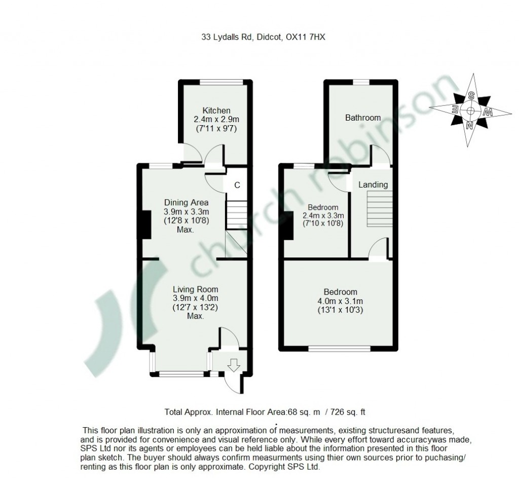 Floorplans For Lydalls Road, Didcot, Oxfordshire, OX11