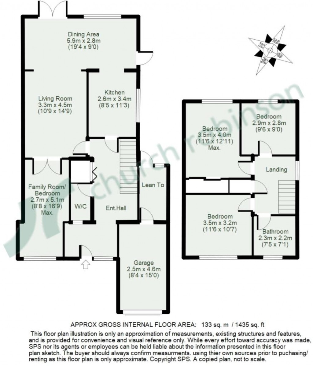 Floorplans For Orchard Close, Didcot, Oxfordshire, OX11
