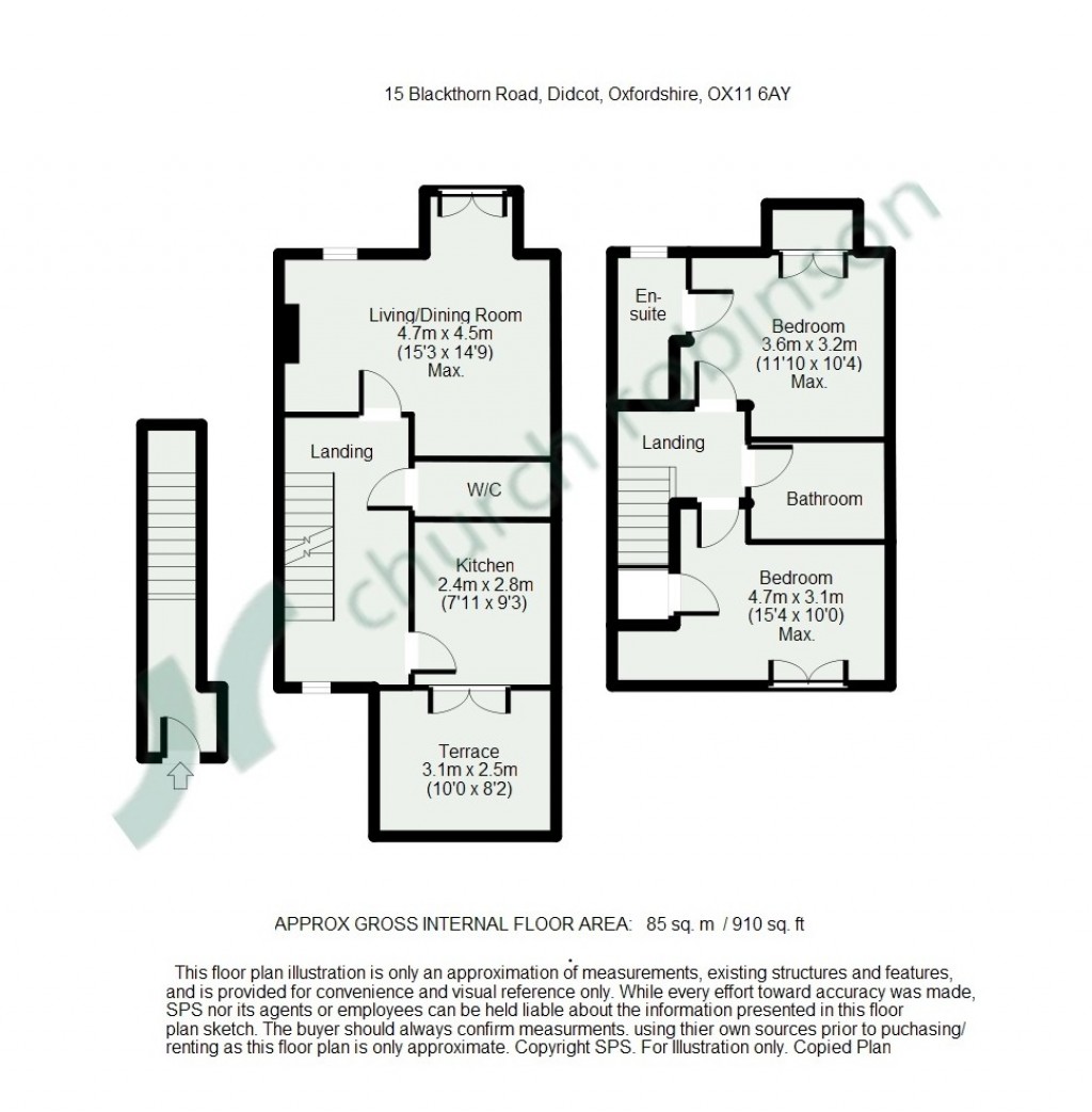 Floorplans For Blackthorn Road, Didcot, Oxfordshire, OX11