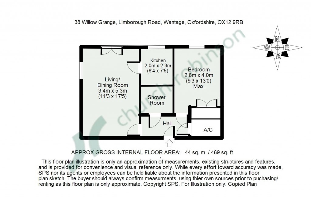 Floorplans For Limborough Road, Wantage, Oxfordshire, OX12