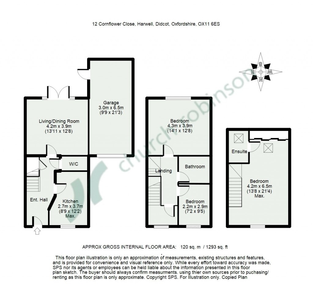 Floorplans For Cornflower Close, Harwell, Didcot, Oxfordshire, OX11