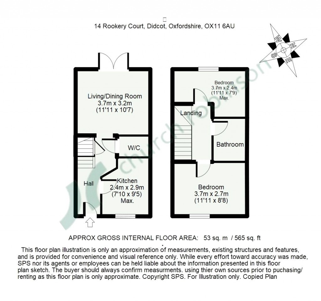 Floorplans For Rookery Court, Didcot, Oxfordshire, OX11