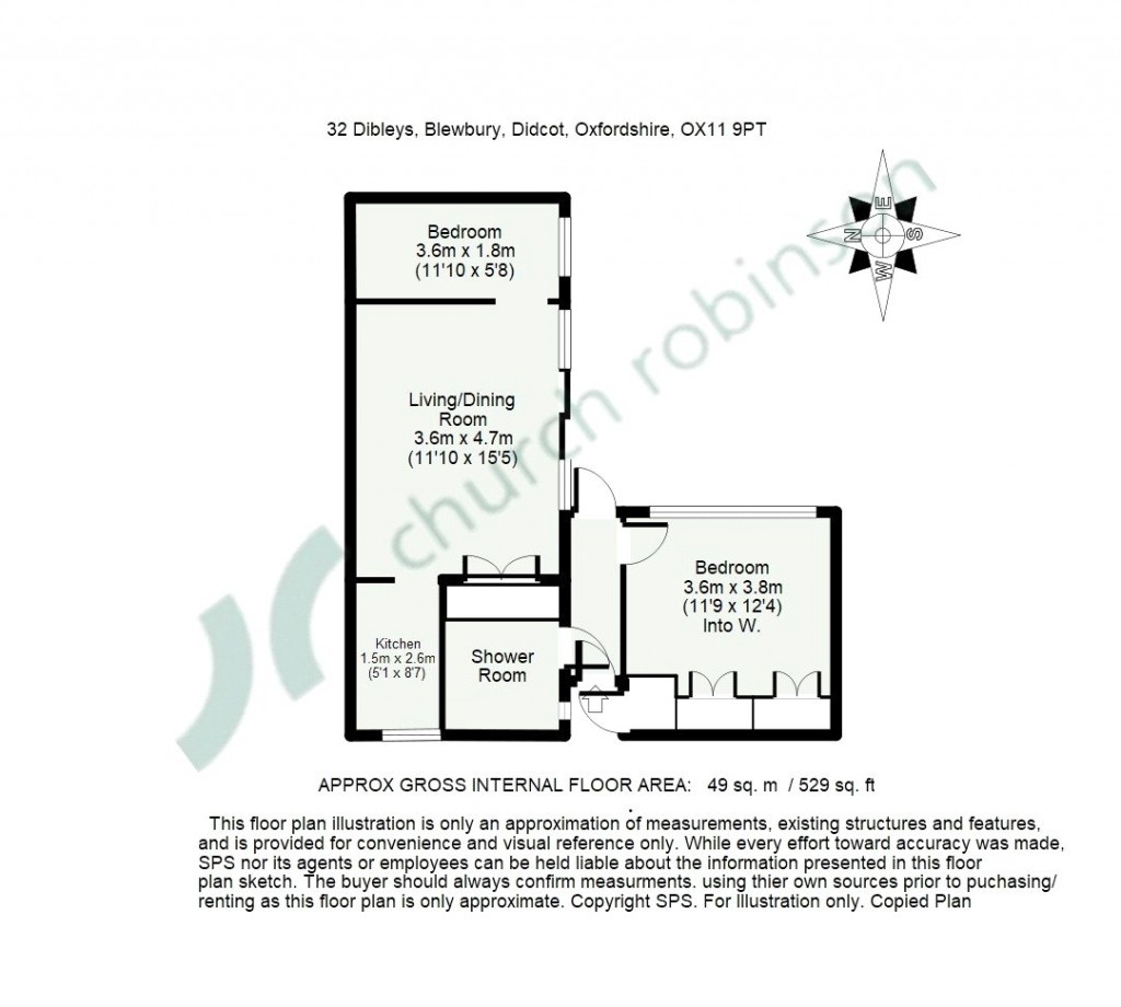 Floorplans For Dibleys, Blewbury, Didcot, Oxfordshire, OX11