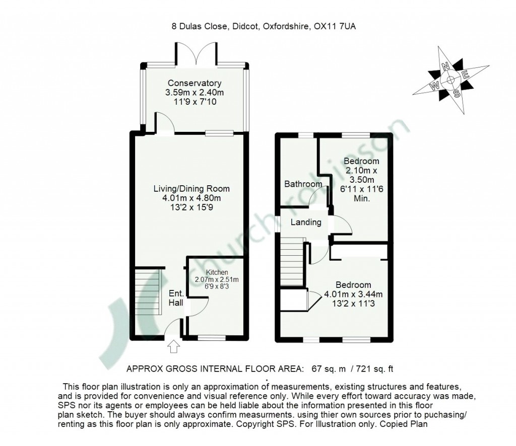 Floorplans For Dulas Close, Didcot, Oxfordshire, OX11