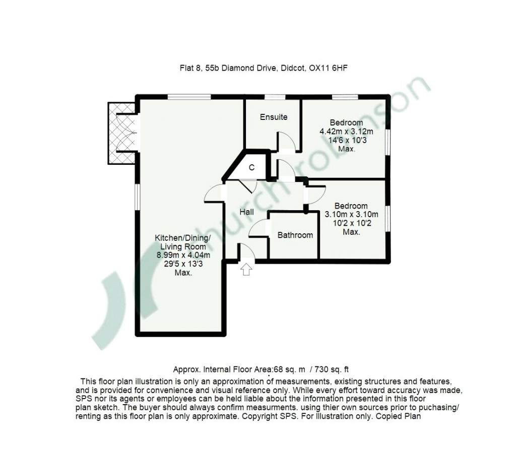 Floorplans For Diamond Drive, Didcot, Oxfordshire, OX11