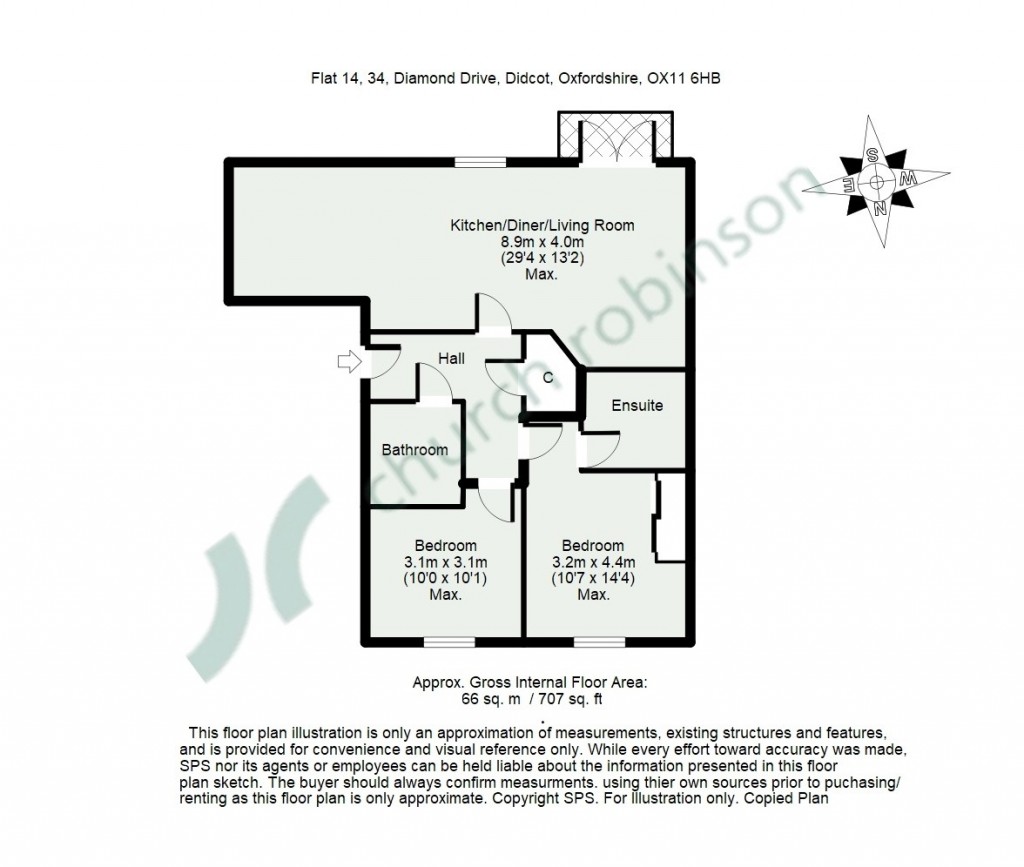 Floorplans For Diamond Drive, Didcot, Oxfordshire, OX11