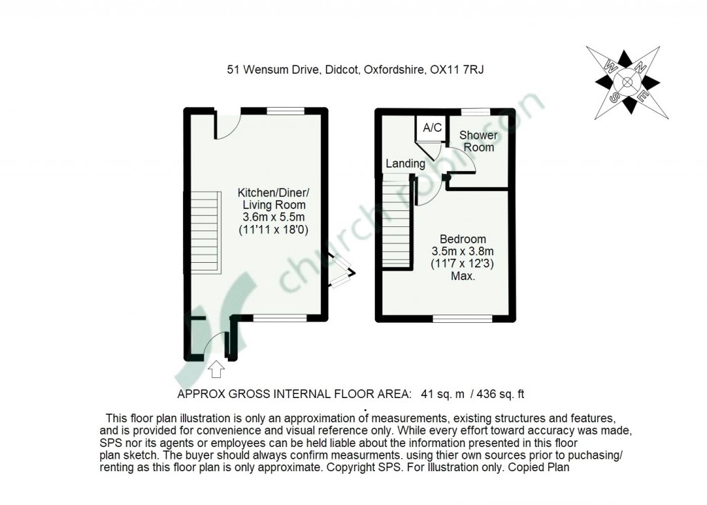 Floorplans For Wensum Drive, Didcot, Oxfordshire, OX11