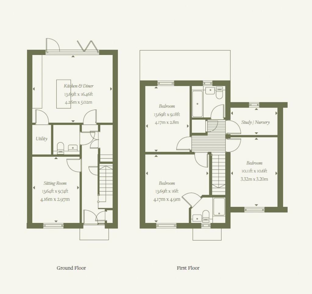 Floorplans For Rettendon Common, Chelmsford, Essex