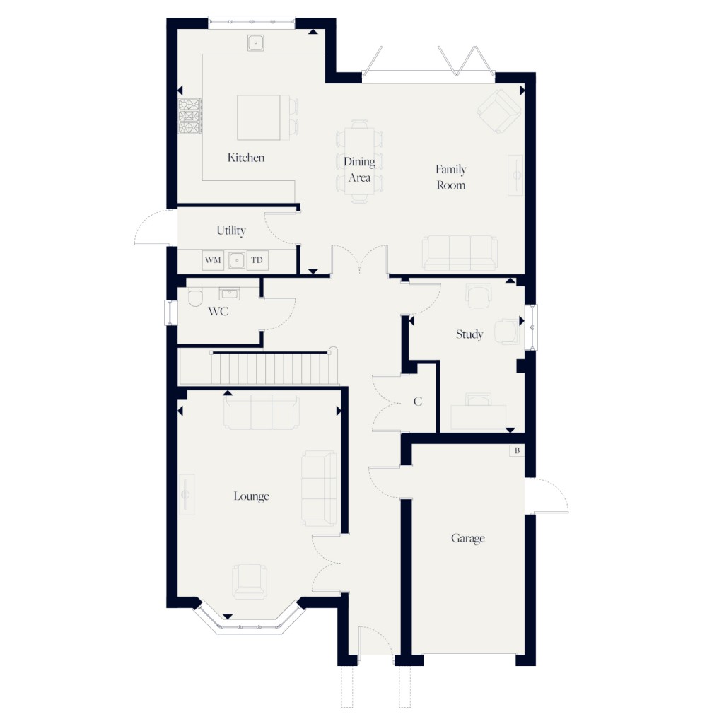 Floorplans For Hall Lane, Upminster