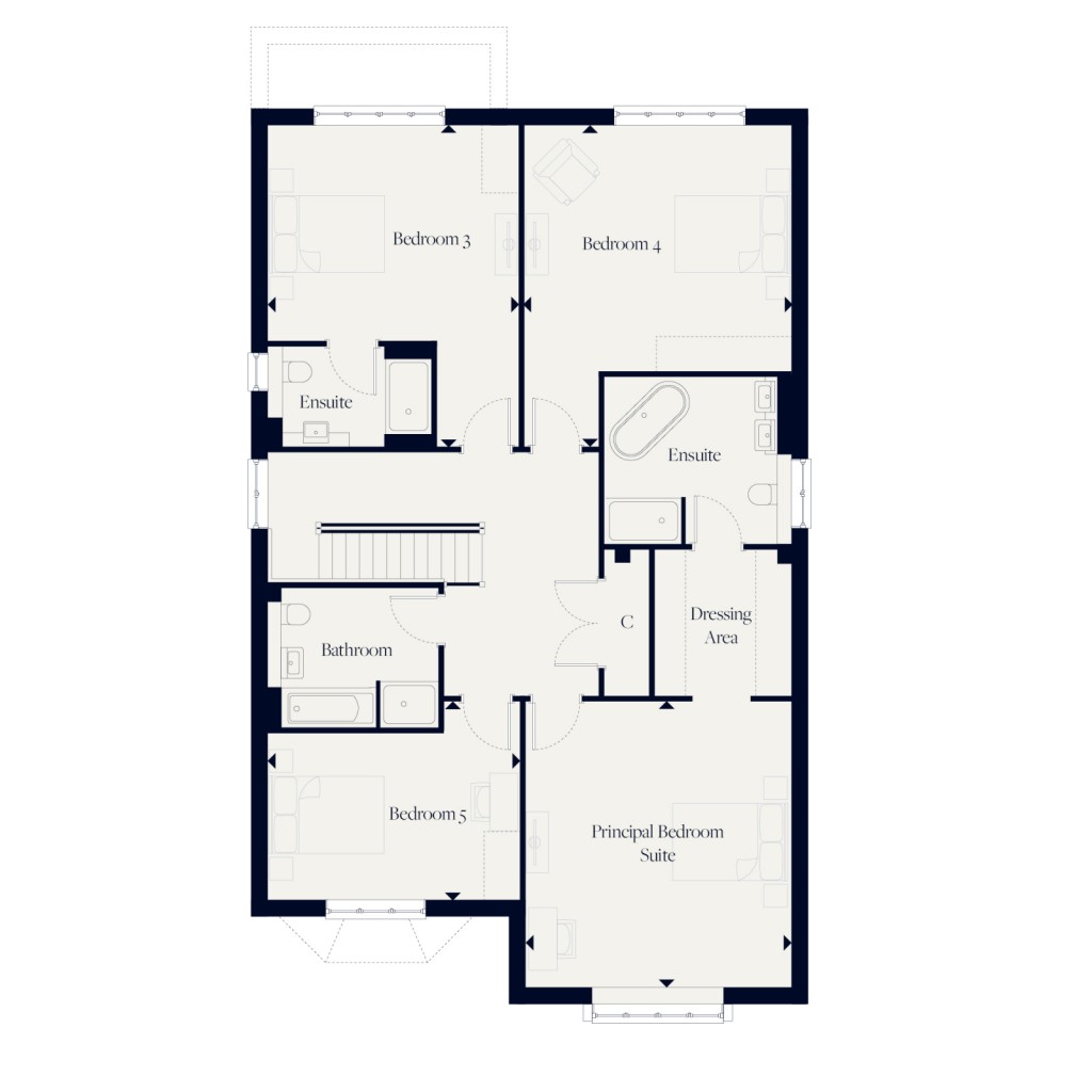 Floorplans For Hall Lane, Upminster