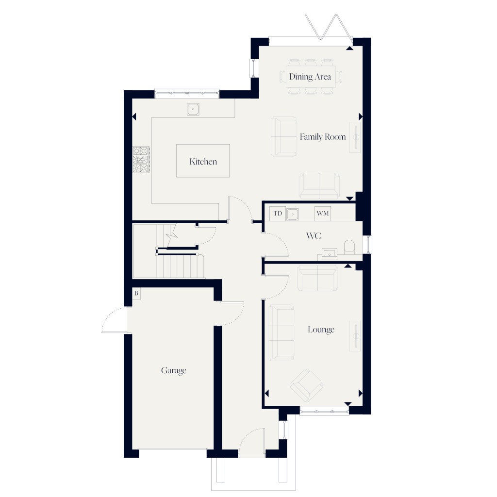 Floorplans For Hall Lane, Upminster