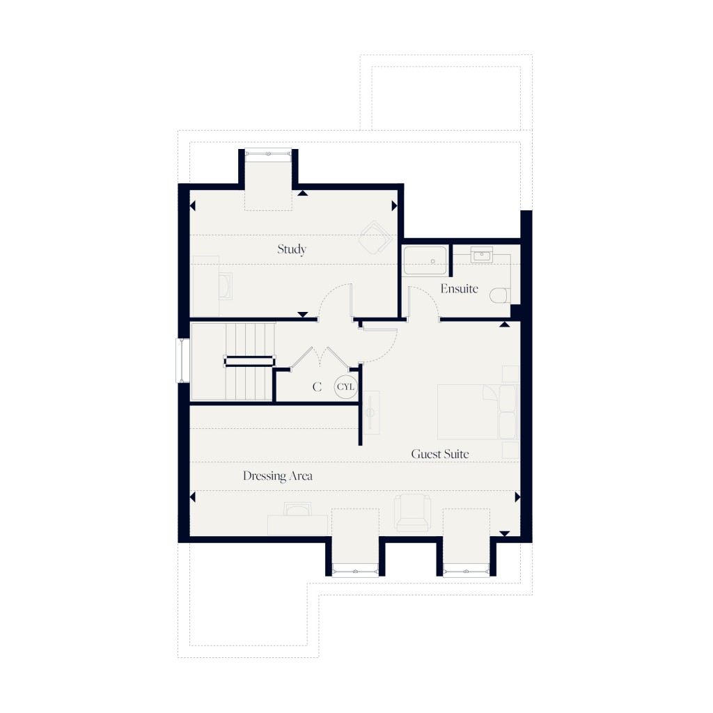 Floorplans For Hall Lane, Upminster
