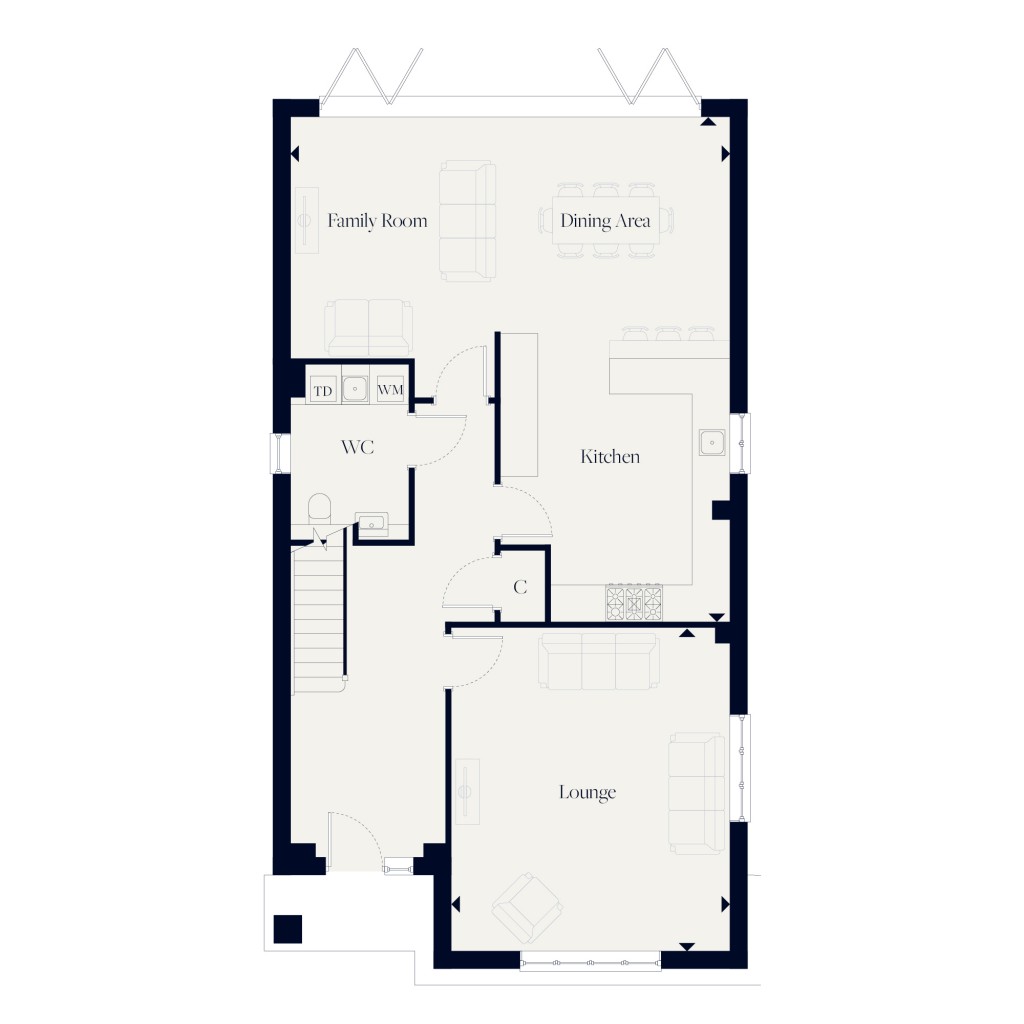 Floorplans For Hall Lane, Upminster