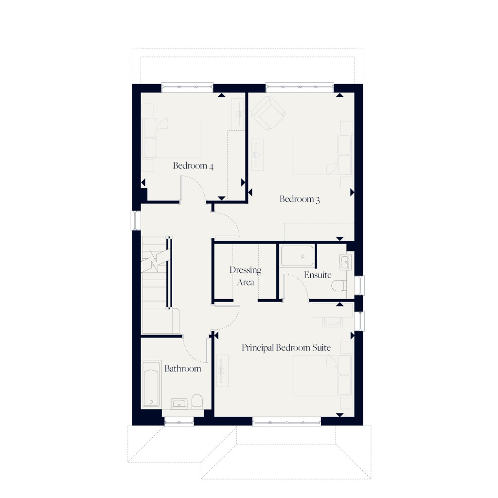 Floorplans For Hall Lane, Upminster