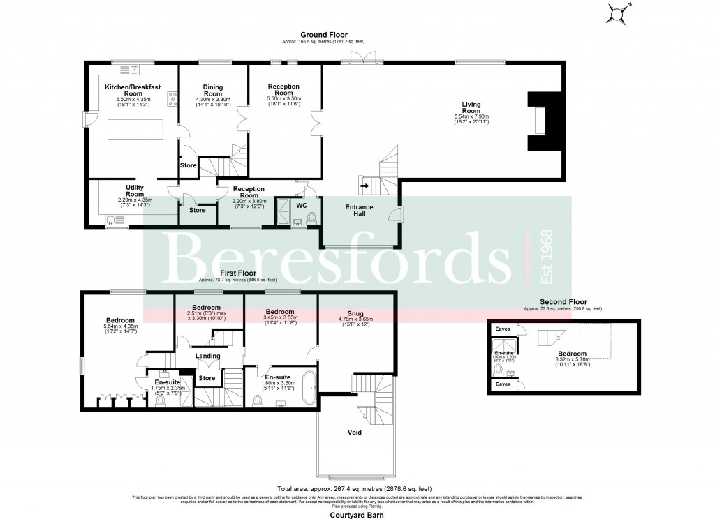 Floorplans For Brentwood, Essex