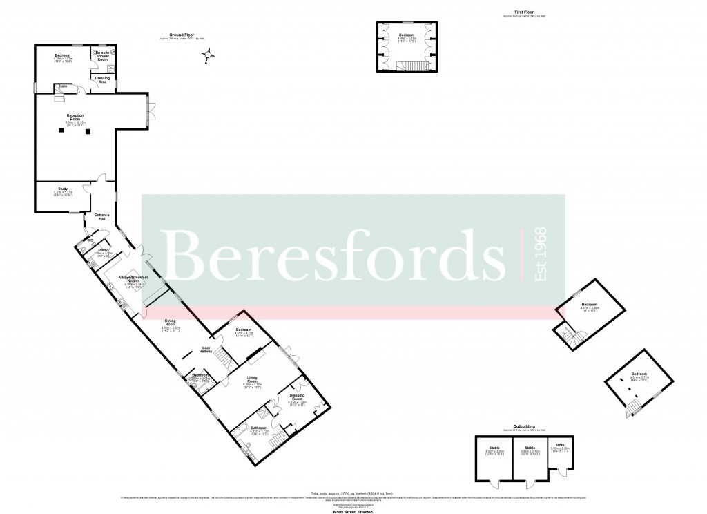 Floorplans For Thaxted, Dunmow, Essex