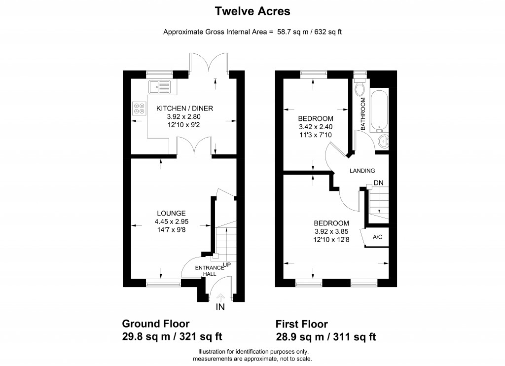 Floorplans For Silks Way, Braintree, Essex