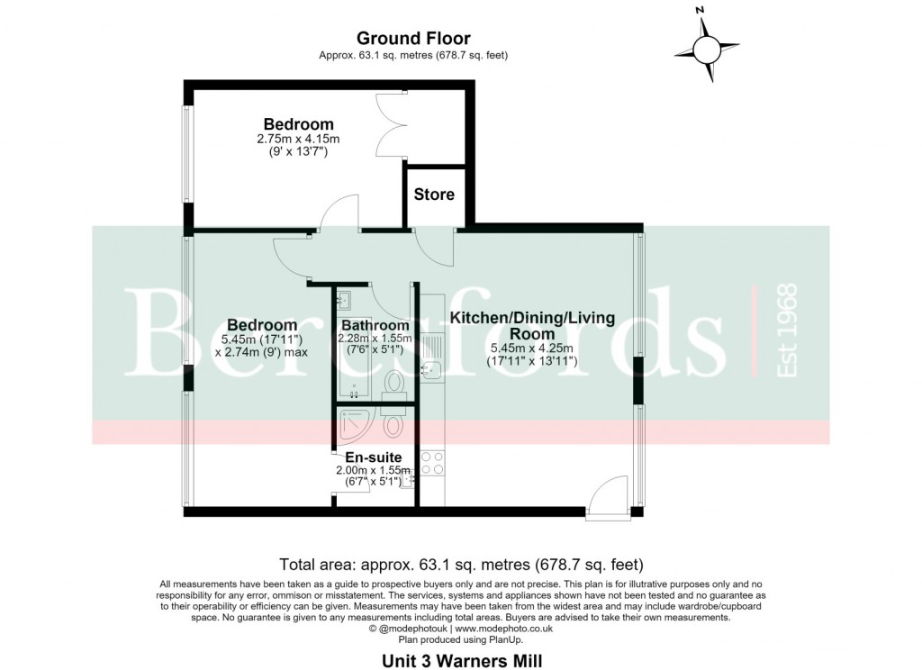 Floorplans For Silks Way, Braintree, Essex
