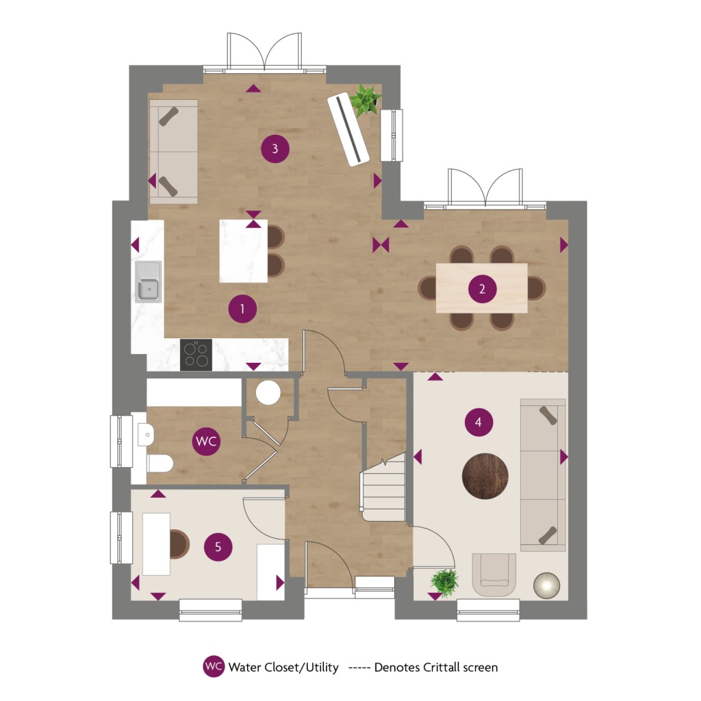 Floorplans For Stocks Lane, Kelvedon Hatch, Brentwood
