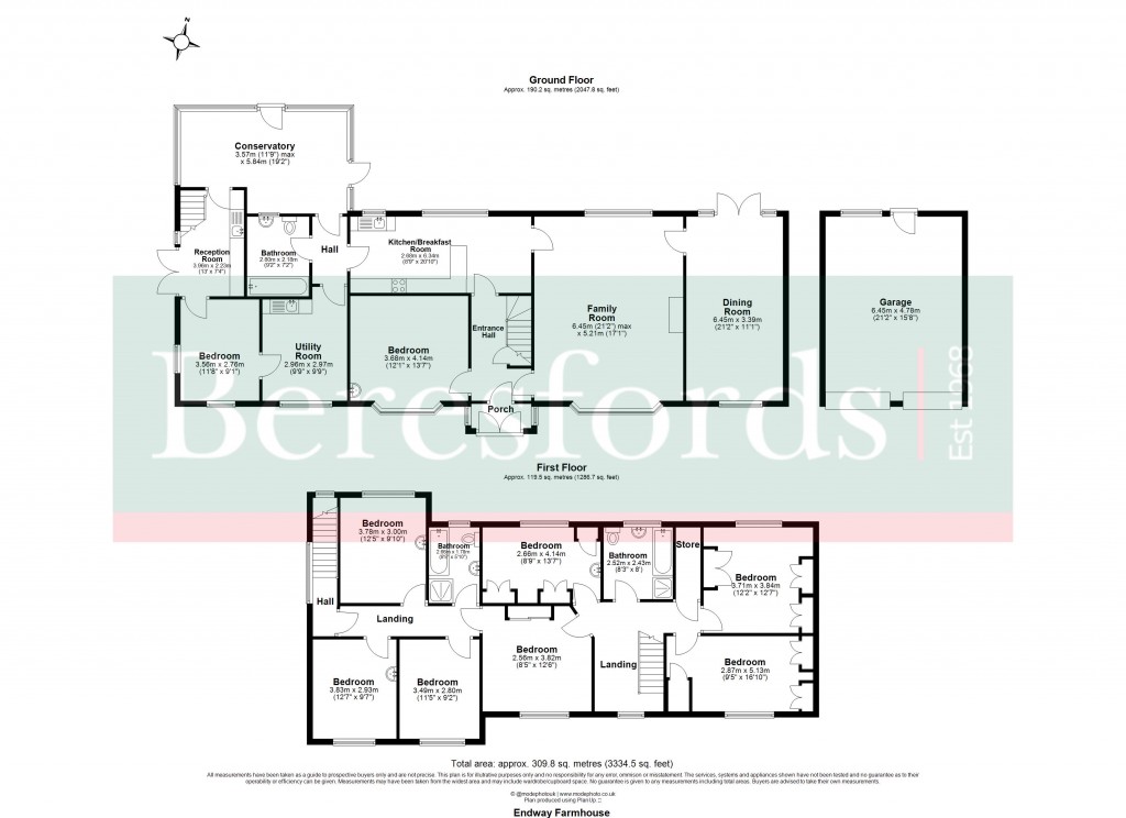 Floorplans For Asheldham, Southminster, Essex