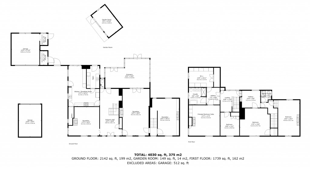 Floorplans For Great Baddow, Chelmsford, Essex
